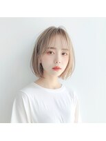 アイリコ トツカ(IRICO totsuka) オリーブカラー 長めショートボブ