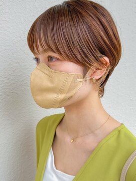 デビュー 沖縄泡瀬店(Debut) 前髪/アンブレラカラー/こなれミディ/イメチェン/ウェーブパーマ