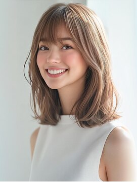 アルトリスト(Altruist Aging×HAIR&SPA) ☆イメチェンピンクベージュアンブレラカラー前髪クールショート