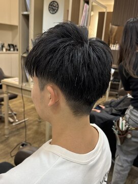 アルターリール(aL ter Rire) ダークアッシュ/ニュアンスパーマ/韓国 マッシュ/杉田花乃