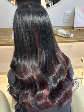 ラビス 池袋(Lovis) ワンレン/ネビージュ/エクステ/インナーカラー/韓国/池袋