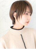 30代40代似合わせカット大人可愛いフェザーショート