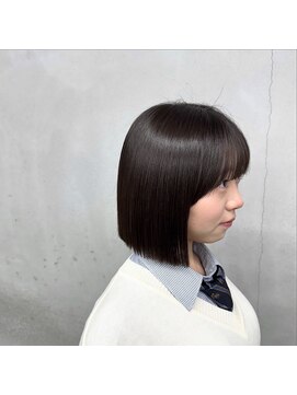 タグ(#tag) #切りっぱなしボブ