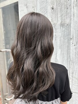 アン(Hair make un) アッシュダークブラウン