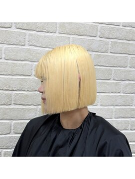 アボックス(abox) ブロンド/抜きっぱなし/ケアブリーチ/インナーカラー/学割