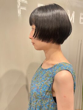 フレーム なんば店(FRAME) ●前上がりショートボブ