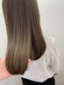 【強い癖を抑えるなら】縮毛矯正+カット+髪質改善トリートメント￥17600