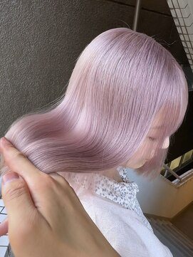 イエナ 渋谷(IENA) デザインカラーケアブリーチダブルカラーピンクベージュカラー