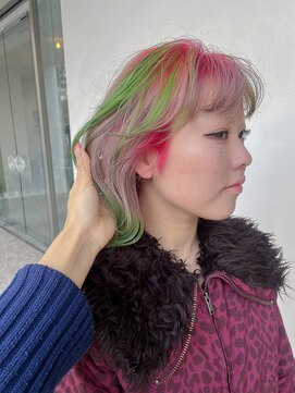 チクロヘアー(Ticro hair) @nkkn15  tropical design