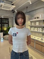 オムズポカ 栄矢場町店(OM's poka)&nbsp;ボブ×透明感オリーブカラー