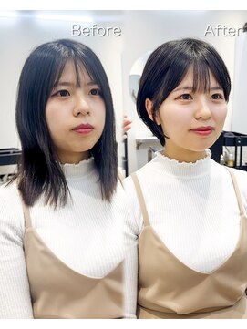 ヨリ サッポロ 札幌大通(yori SAPPORO) 似合わせカット30代40代50代ショートボブくびれレイヤーカット