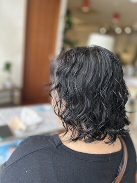 ヘアーネイルコレクション アオヤ(h/n collection AWOYA) 強めパーマ　/弥富/AWOYA