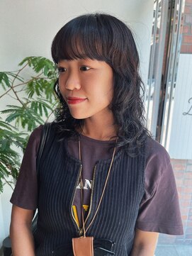 ドットプラス リム(Dot+LIM) （stylist高橋）ミディアムカールスタイル