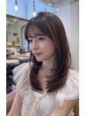 姫カットレイヤー/レイヤーカット/韓国風巻き/顔周り/前髪北千住