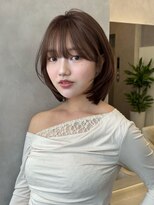 オムニス 表参道(Omnis)&nbsp;韓国ボブレイヤースタイル似合わせ小顔前髪カット髪質改善