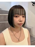 伸ばしかけでもOK!インナーブリーチ×BOB