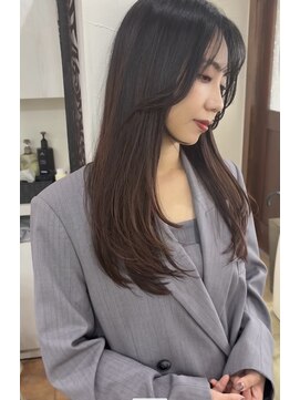 グランジュテ(grandjute) レイヤーカット★ハイライト★白髪ぼかし★髪質改善★カット