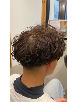 【フェード×プードルパーマ】