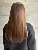 美々百花 ザスパ(美々百花 theSPA)&nbsp;ブラウンベージュ 髪質改善トリートメント ストレート 艶髪 20代