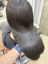 エトネ ヘアーサロン 仙台駅前(eTONe hair salon)&nbsp;［ eTONe ］髪質改善でちゅるんと オリーブグレージュ