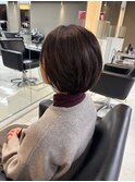 大人丸みボブ