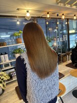 ヘアー アレス(hair ales)&nbsp;スモーキーカラーダークブラウンウォームベージュ