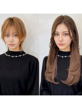 リアラ 渋谷(LIALA) ブリーチ、ダブルカラー、インナーカラー、イヤリングカラー