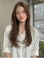 コトンアトリエ 人形町(COTON atelier) イメチェン/ピンクベージュ/アンブレラカラー/前髪/人形町駅