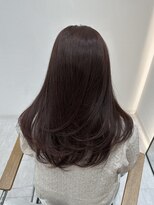 ジーナ 吉塚(Zina) レイヤー レッドブラウン【福田れん】吉塚美容室 髪質改善 博多
