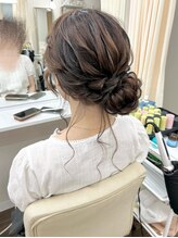 京都ヘアセット着付け専門サロン 夢館 五条店(yumeyakata)&nbsp;サイドシニヨンスタイル