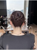 アップスタイルカチモリヘア