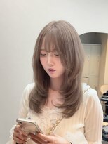 ベガ 福岡天神(VEGA)&nbsp;ミルクティーベージュ＆ミディアムレイヤー