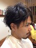 メンズパーマ＋カット＋ＳＰヘッドスパ　14,300円　→　13,000円