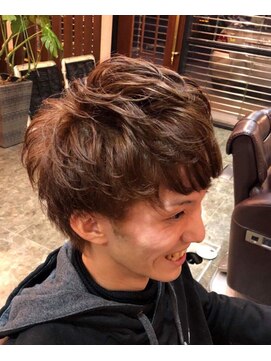 ディスパッチヘアー 甲子園店(DISPATCH HAIR) 低めツーブロック パーマスタイル