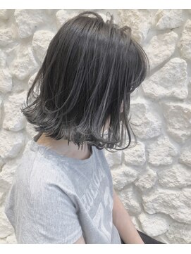 モアナ バイ ヘッドライト 沖縄東崎店(Moana by HEADLIGHT) Moana東崎#ダークグレージュ#ボブ#大人かわいい