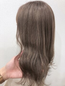 テラスヘア 新潟駅南(TERRACE hair) 透明感と肌馴染み◎なシアーベージュ(ブリーチ1回)