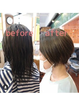 スミカ(sumica) #カット #ばっさり #マッシュショート