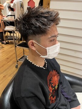 アヴァンス 天王寺店(AVANCE.) MEN'S HAIR 天王寺×ジェットモヒカン×眉カット