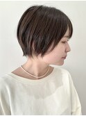 【FOLK】透明感地毛風ブラック☆似合わせショートボブ♪