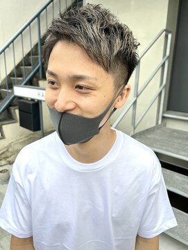 ヘアー アイス 御器所本店(HAIR ICI) メンズもデザインハイライトカラーがオススメ!!!