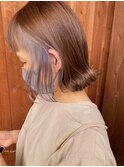 ボブ×インナーシルバーカラー/刈り上げボブ◎20代30代40代50代