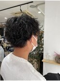 朝楽!メンズパーマ