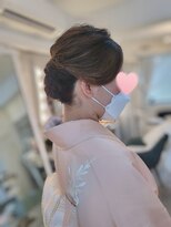 イノチカ(INOCHIKA) ミディアムヘア・シニヨン