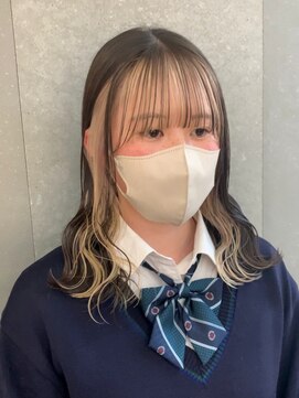 ロンドヴァリー 渋谷店(Lond vallee) 韓国風前髪カラーベージュ！