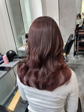 アソビ 表参道(ASOBI) ブリーチなしダブルカラー/ピンクベージュ/学割U24/韓国/表参道