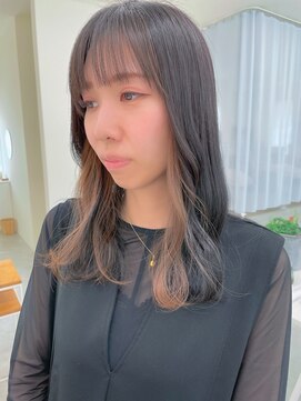 オンド(onde) ブリーチなしインナーカラー