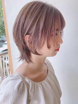 モリオフロムロンドン 原宿本店(morio from London) 【morio原宿】ウルフヘア ウルフ女子 外ハネ くびれショート