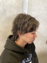 ジールサロン つくば本店&nbsp;センターパートウルフ×波スパイラルパーマ