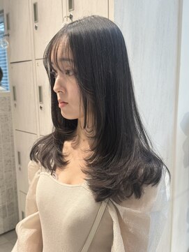 ザックギンザ(ZACC ginza) 地毛風グレージュ/顔周りレイヤー/ワンカール/簡単スタイリング