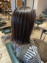 サラ(sarah)&nbsp;切りっぱなしボブ/ハイライトカラー